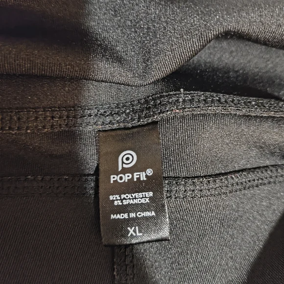 Set Of 3 Pair Of Leggings POP Fit Torrid  Black Red Activewear - Picture 3 of 10